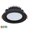 Domus Boost  TRIO 10w CCT LED Down Light Black