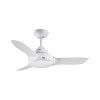 Deka EVO-2 90cm White Plastic Indoor/Outdoor Ceiling Fan