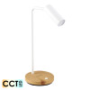 Eglo Connor CCT LED Study Lamp & Wireless Phone Charger White