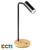 Eglo Connor CCT LED Study Lamp & Wireless Phone Charger Black