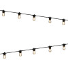 Eglo LED Festoon 10lt 13m Kit 2700K Warm Fixed Black
