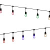 Eglo LED Festoon 10lt 13m Kit Multi Colour Hanging Black