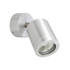 Brilliant Vista II 12V MR16 Exterior Single Spotlight Aluminium