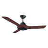 Deka EVO-2 127cm Black/Walnut Plastic Indoor/Outdoor Ceiling Fan