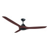 Deka EVO-2 147cm Black/Walnut Plastic Indoor/Outdoor Ceiling Fan