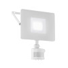 Eglo Faedo3 30w 5000K LED Slim Flood Light & Sensor White