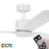 Eglo Iluka DC Motor 152cm White LED Light & Remote Ceiling Fan