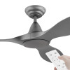 Eglo Noosa DC Motor 152cm Titanium & Remote Ceiling Fan