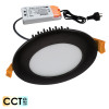 Domus Splash TRIO 13w CCT LED Down Light Black