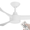 Calibo Turaco DC Motor 142cm White & Remote Ceiling Fan