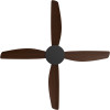 Calibo Vanga Smart DC Ceiling Fan 142cm Black With Koa & Remote