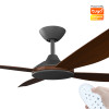 Calibo Vanga Smart DC Ceiling Fan 142cm Black With Koa & Remote