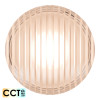 Calibo Gull 5w CCT LED White & Ribbed Acrylic Exterior Wall Light