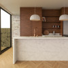 Calibo Rachis 450mm White Polymer Resin Hanging Pendant
