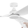 Eglo Torquay DC Motor 142cm White & Remote Ceiling Fan