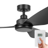 Eglo Torquay DC Motor 122cm Black & Wall Control Bundle Ceiling Fan