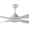 Deka Ingram 130cm White Plastic Indoor/Outdoor Ceiling Fan