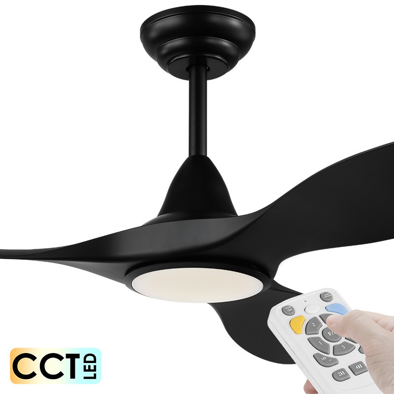 Eglo Noosa DC Motor 132cm Black LED 