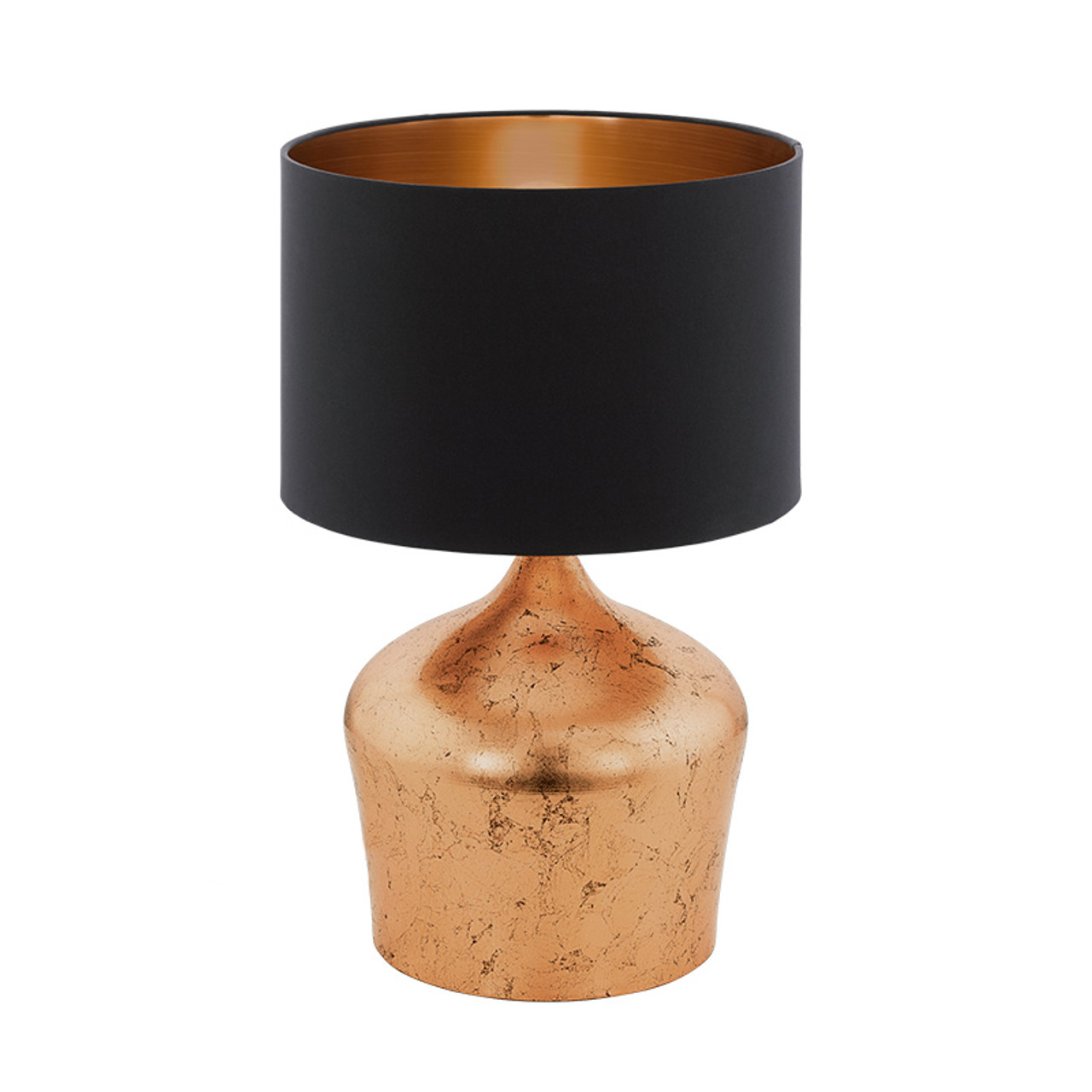 Black copper shop table lamp