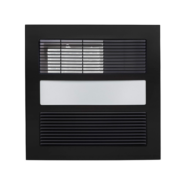 Brilliant Solace 4-in-1 Black Exhaust Fan Light & Heater - Galaxy ...