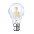 Plusrite 8w B22 LED Clear A60 GLS 2700K Warm White