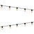 Eglo LED Festoon 10lt 13m Kit 2700K Warm Fixed Black