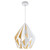 Eglo Carlton1 Medium White & Gold Metal Hanging Pendant Eglo Carlton1 Medium White & Gold Metal Hanging Pendant