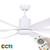 Brilliant Aviator II DC Motor 167cm White & Remote Ceiling Fan