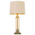 Telbix Dorcel Antique Brass & Amber Table Lamp Telbix Dorcel Antique Brass & Amber Table Lamp