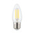 Eglo 4w E27 LED DIMMABLE Clear Candle 3000K Warm White