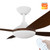 Calibo Vanga Smart DC Fan 122cm White With Koa LED Light & Remote Calibo Vanga Smart DC Fan 122cm White With Koa LED Light & Remote