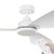 Eglo Torquay DC Motor 122cm White & Remote Ceiling Fan