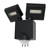 Mercator Cheetah 2 X 11w LED Exterior Spotlight & Sensor Black