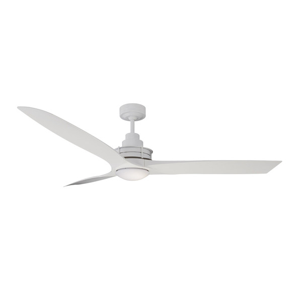 Mercator Flinders 140cm White Ceiling Fan & LED Light