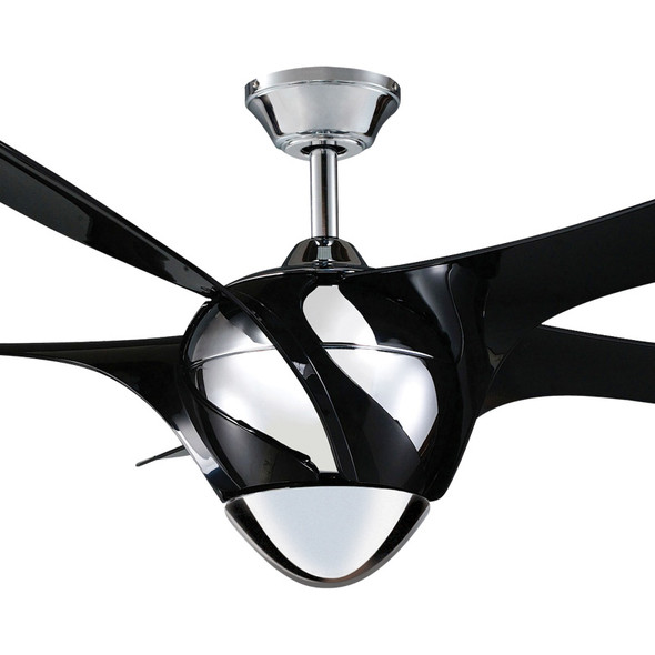 MyFan Nuovo 138cm Black Plastic Blade Ceiling Fan