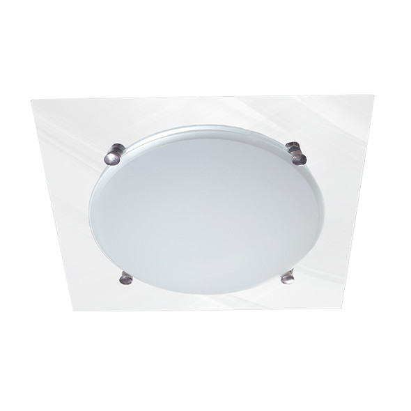 DazLight Torino 2lt Square Mirror Ceiling Oyster
