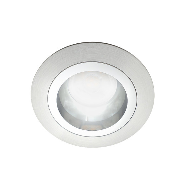 BP DL5600/AC50 GU10 Down Light Trim Satin Nickel & Chrome