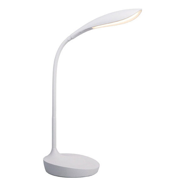 Mercator Lennox 5w LED Touch Switch & USB Desk Lamp White