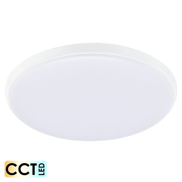 Eglo Ollie 28w CCT LED Ceiling Oyster White