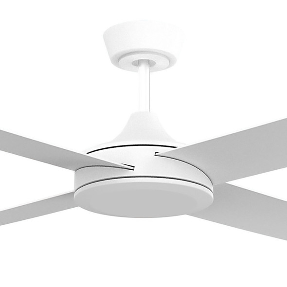 Airborne Breeze Silent 132cm White Plastic Indoor/Outdoor Ceiling Fan
