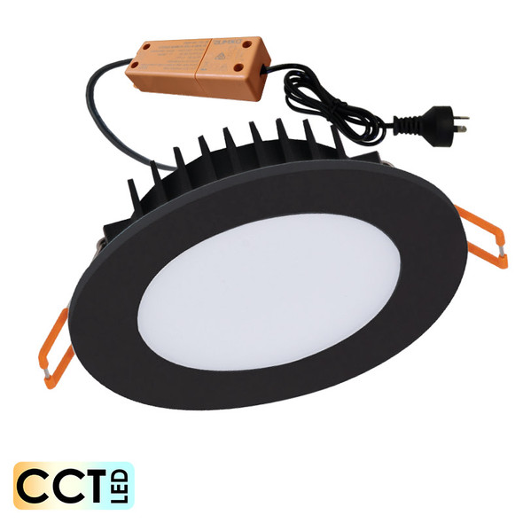 Domus Bliss TRIO 10w CCT LED Down Light Black