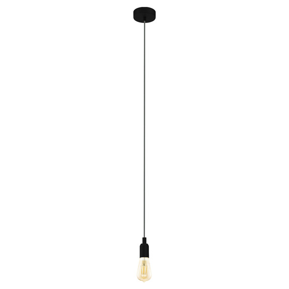 Eglo Adri3 Single Suspension Cord Drop Black