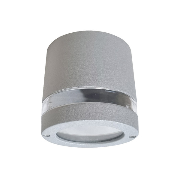 Mercator Rondo GU10 Surface Mount Exterior Down Light Silver