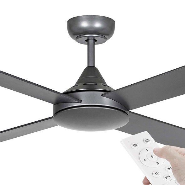 Eglo Stradbroke DC Motor 122cm Titanium & Remote Ceiling Fan