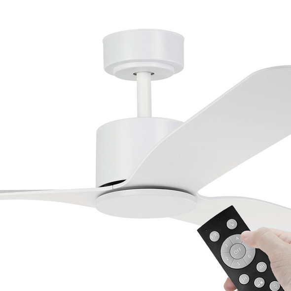 Eglo Iluka DC Motor 132cm White & Remote Ceiling Fan