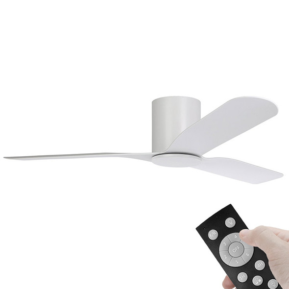 Eglo Iluka Hugger DC Motor 152cm White & Remote Ceiling Fan