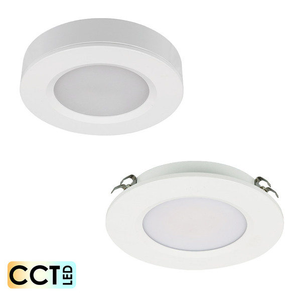 3A Avior 6 3w CCT LED Cabinet Light White
