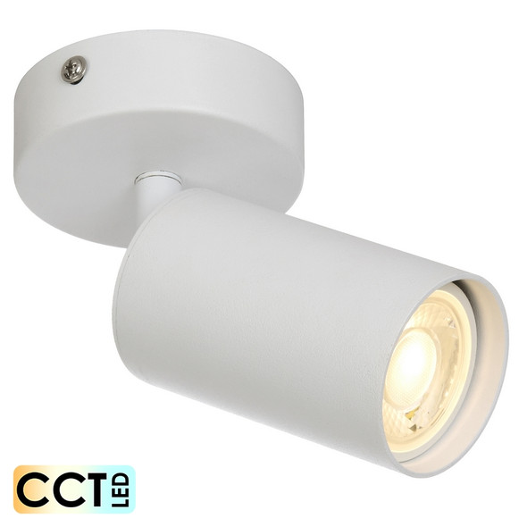 Telbix Picard 1lt CCT GU10 LED Spotlight White