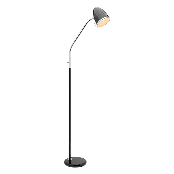 Mercator Sara  1 Light Floor Lamp Black