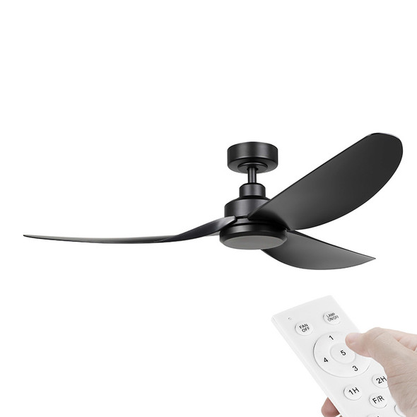 Eglo Torquay DC Motor 122cm Black & Remote Ceiling Fan